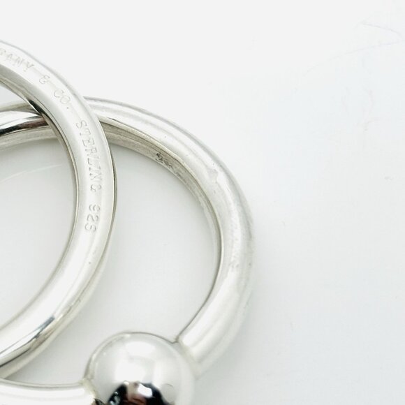 Tiffany Baby Rattle Interlocking in Sterling Silver - Picture 5 of 6